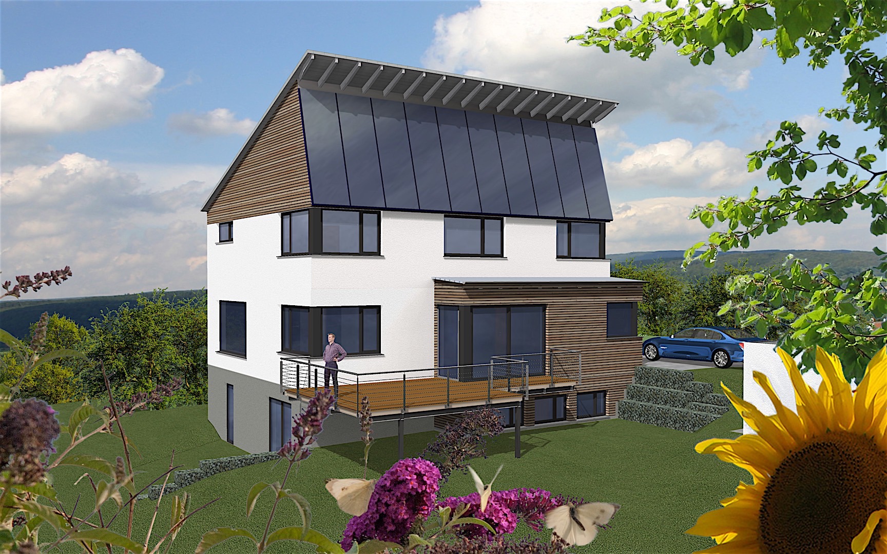 Weber-Bau Sonnenhaus bei der Woche der Sonne